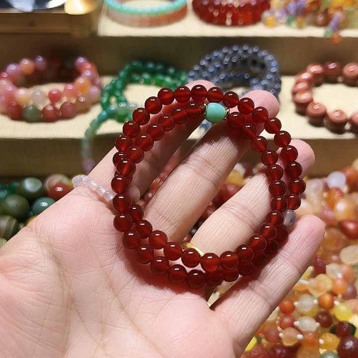玛瑙/玉髓未镶嵌手链
