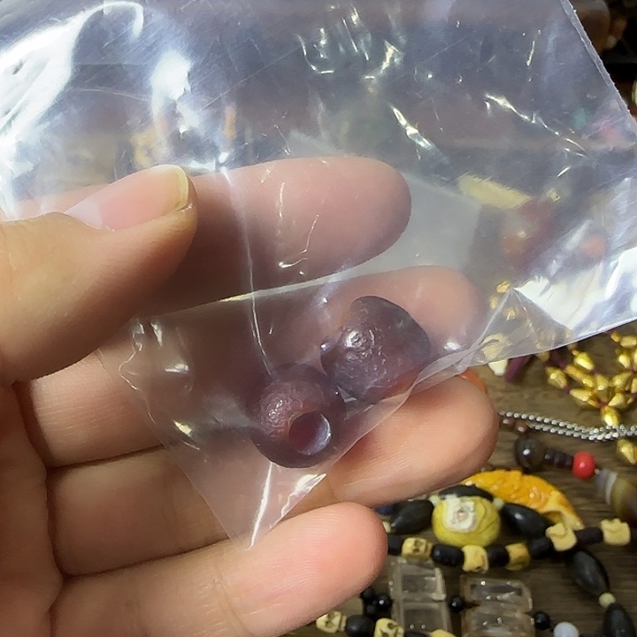 花***流玛瑙/玉髓未镶嵌珠子