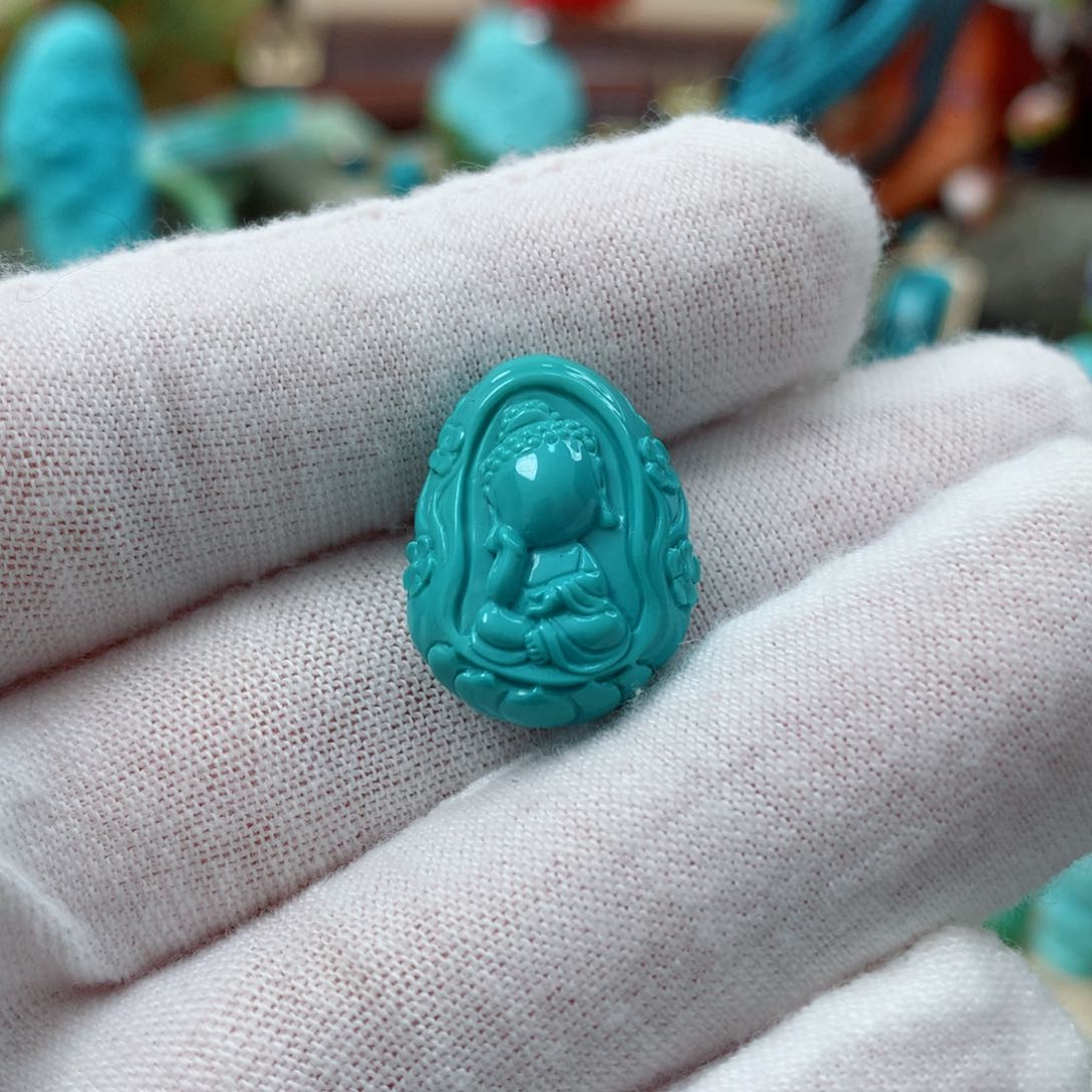 绿松石珠宝奇石未镶嵌