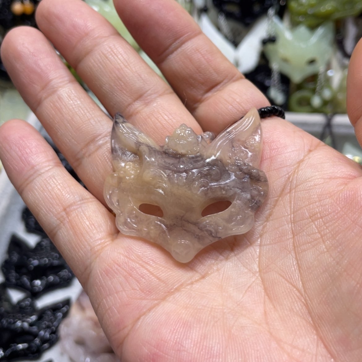 【闪购商品】岫玉颈饰未镶嵌好****46手牌