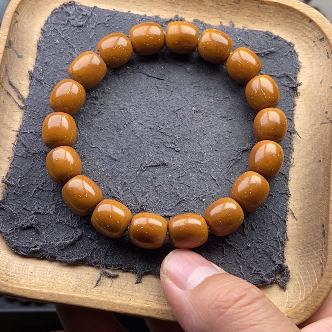 紫金鼠手串11.8mm天花板黄金甲