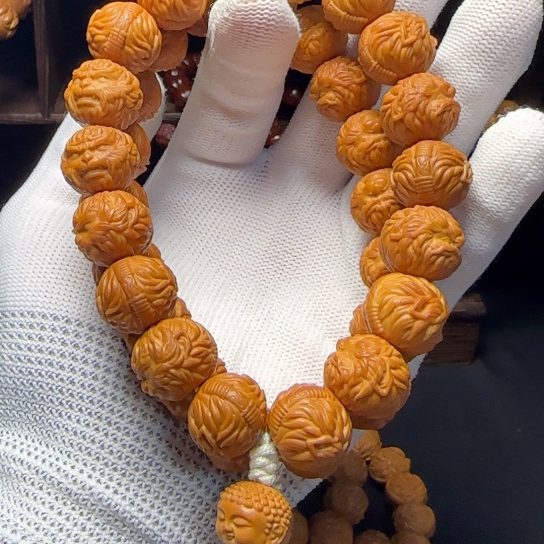 【***】猴头核桃吊坠猴头