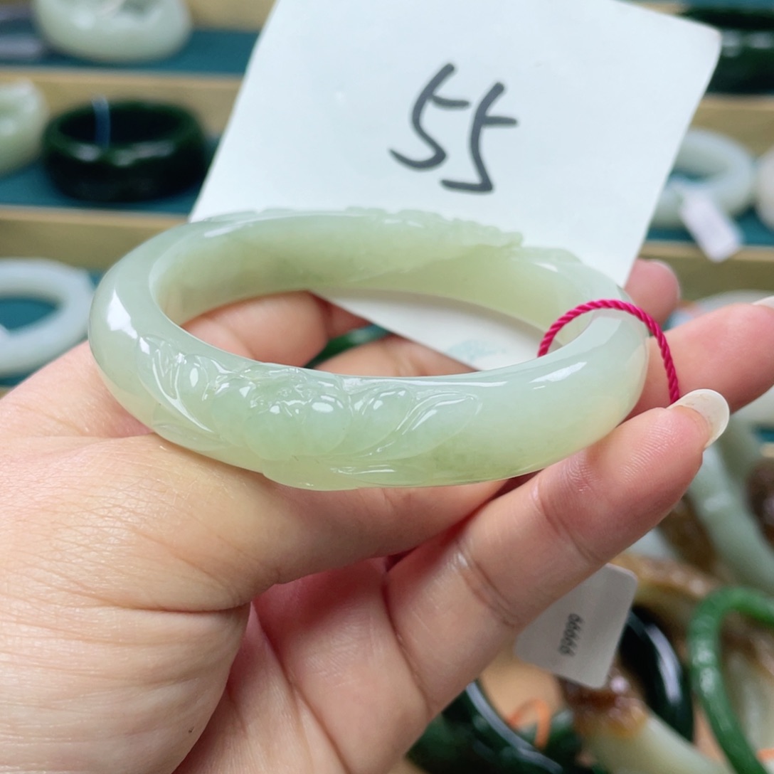未镶嵌手镯和田玉圈口57
