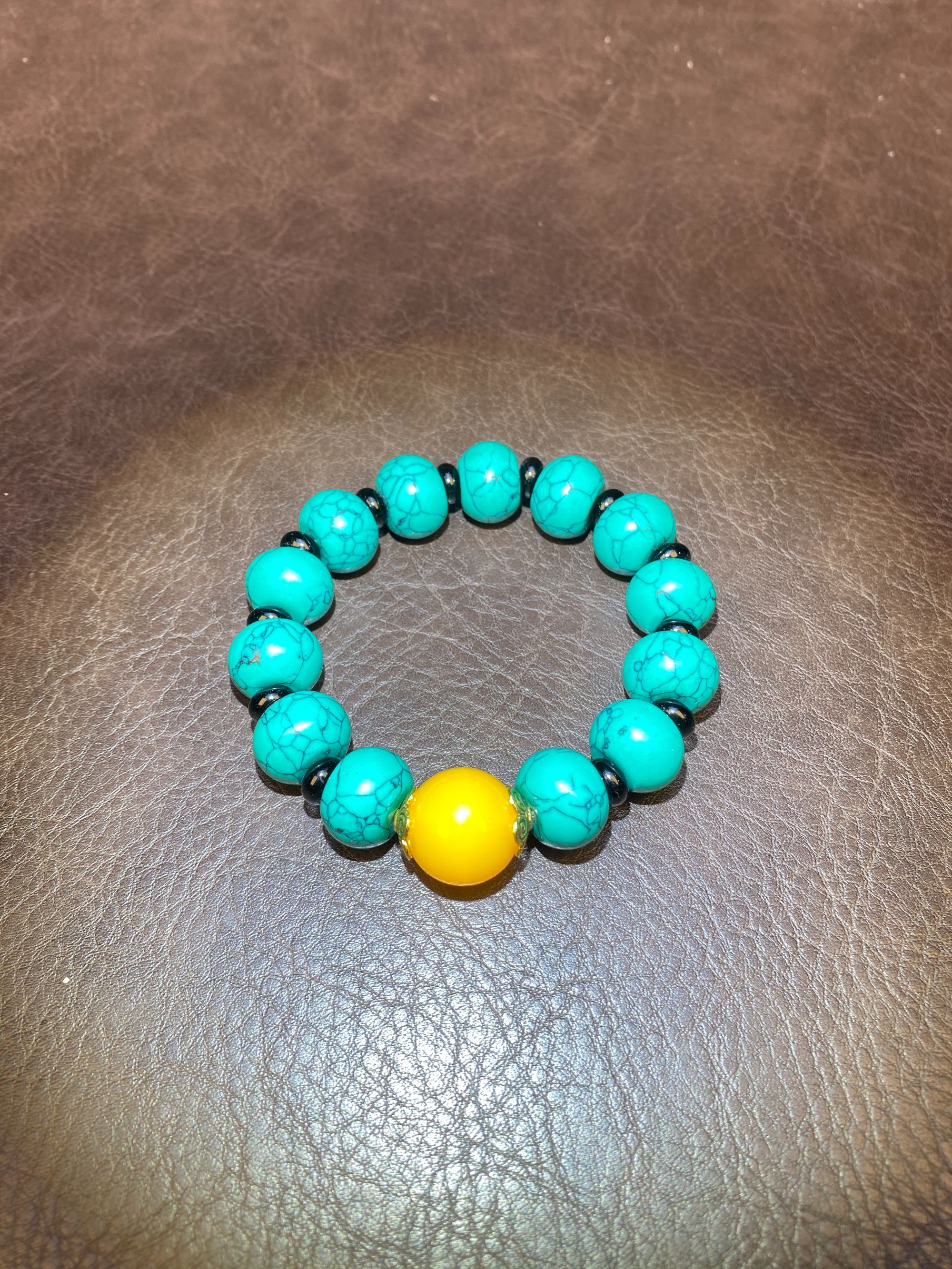 560绿松石16mm多圈108珠yw560（无礼盒）