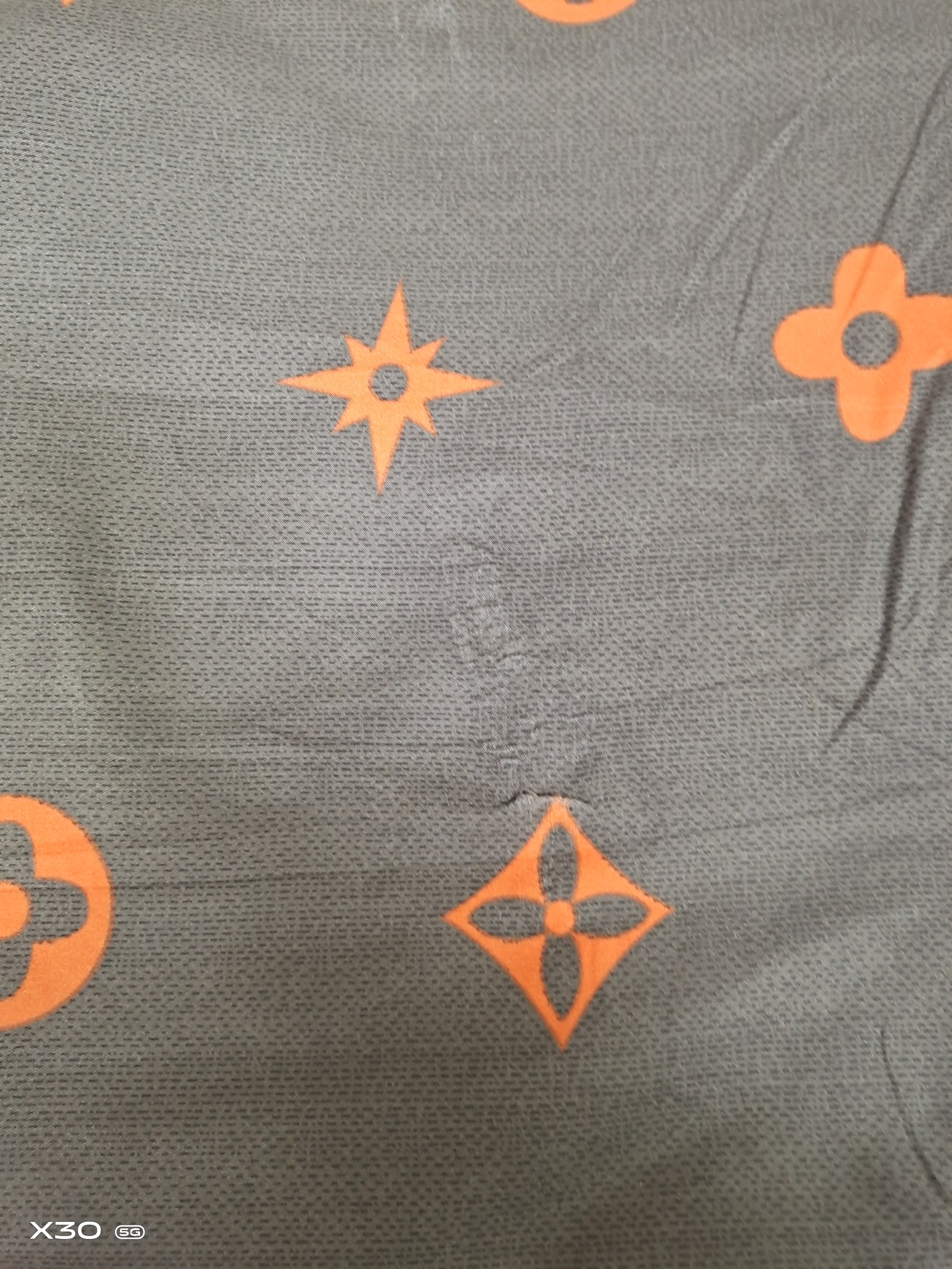 （202）单人被套1.5*2米  瑕疵款无售后 四叶草-灰