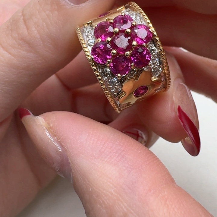 红宝石戒指未镶嵌成品