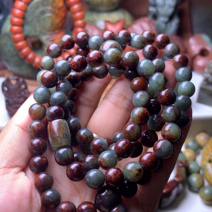 星***✧手链未镶嵌岫岩河磨玉（透闪石质玉）