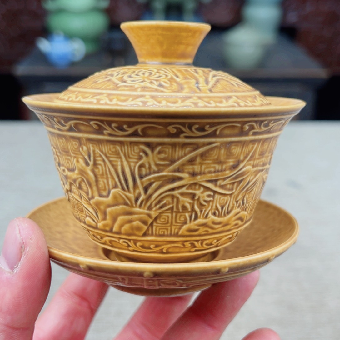 瓷片正能量陶瓷艺术品