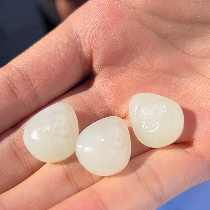 未镶嵌手链和田玉小佛公多样性拍一发一