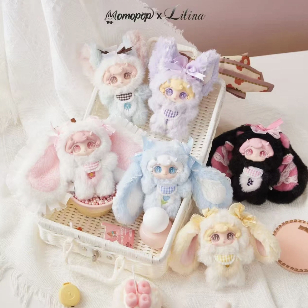 A3【正品】莉莉娜二代-花漾梦语系列毛绒盲盒挂件摆件可爱