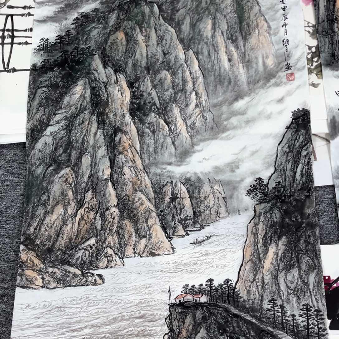 国画绘画邹老师作品140.70