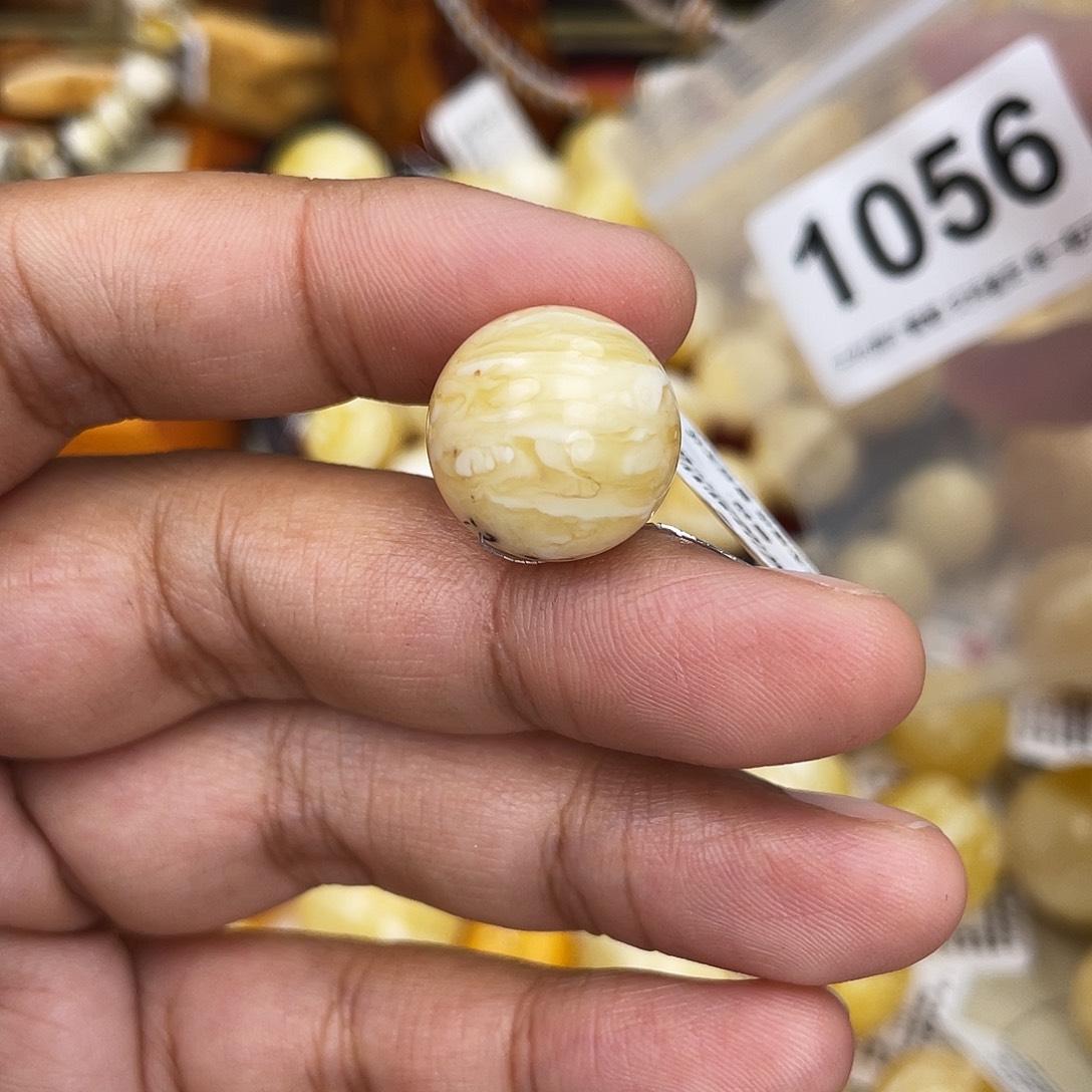 蜜蜡未镶嵌珠宝奇石16.6粉