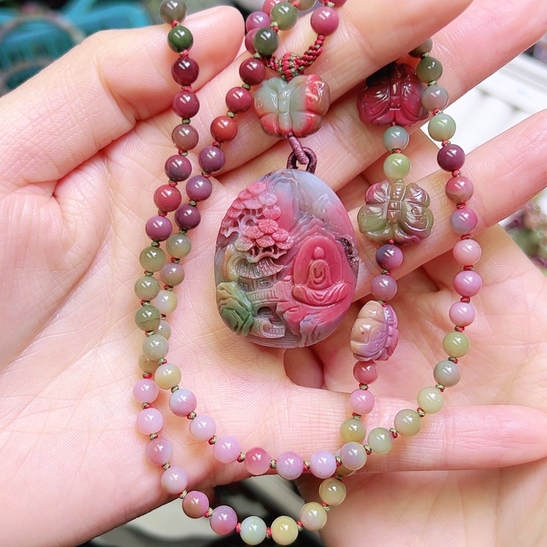 玛瑙/玉髓手持未镶嵌那****！毛衣链