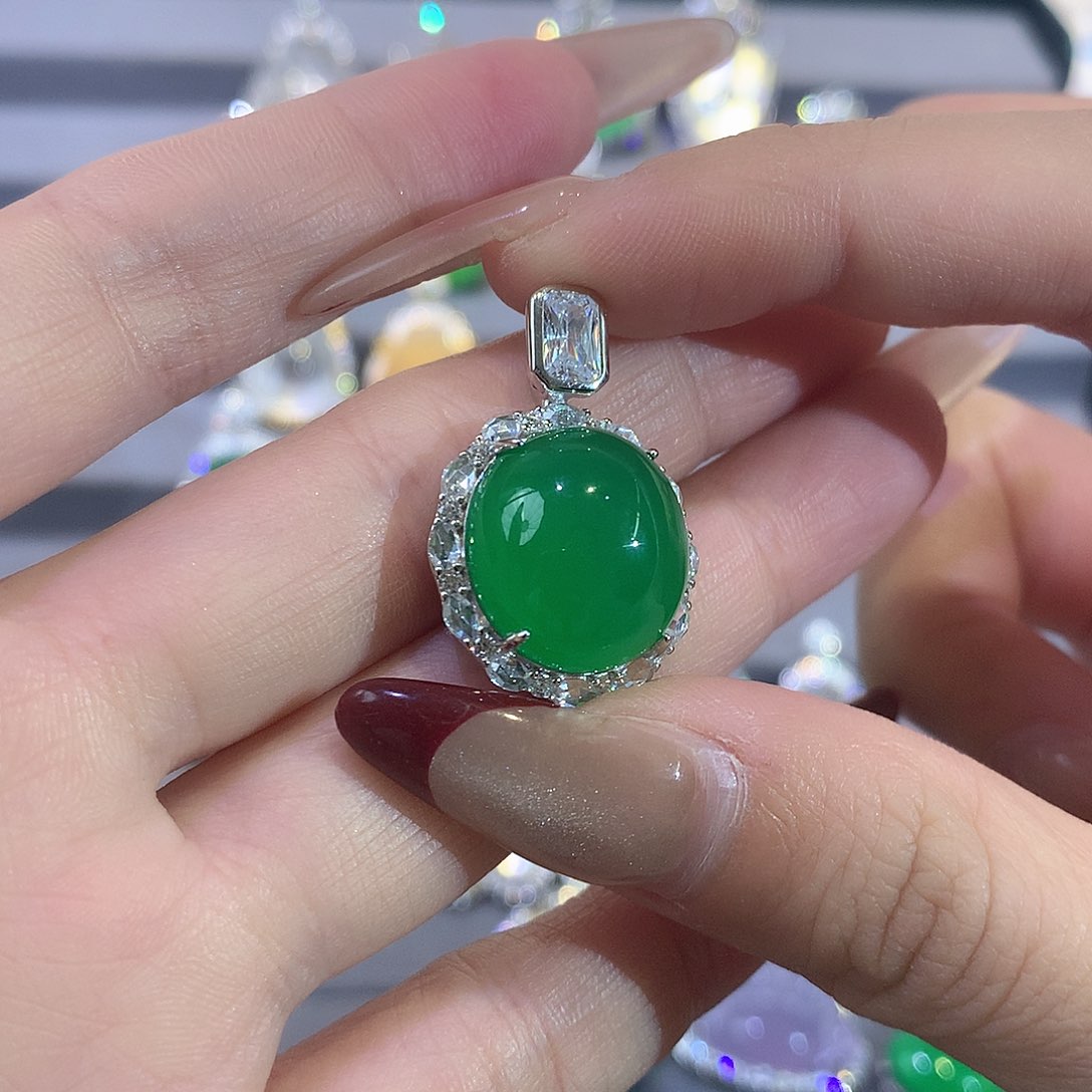 玛瑙/玉髓颈饰银S925镶嵌金*i