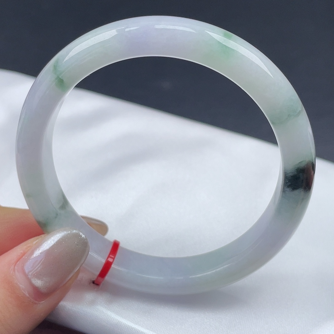 翡翠未镶嵌手镯54圈口