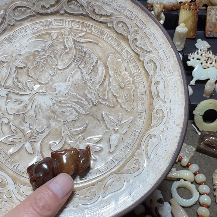 大***夫瓷片刻花瓷盘1111111111