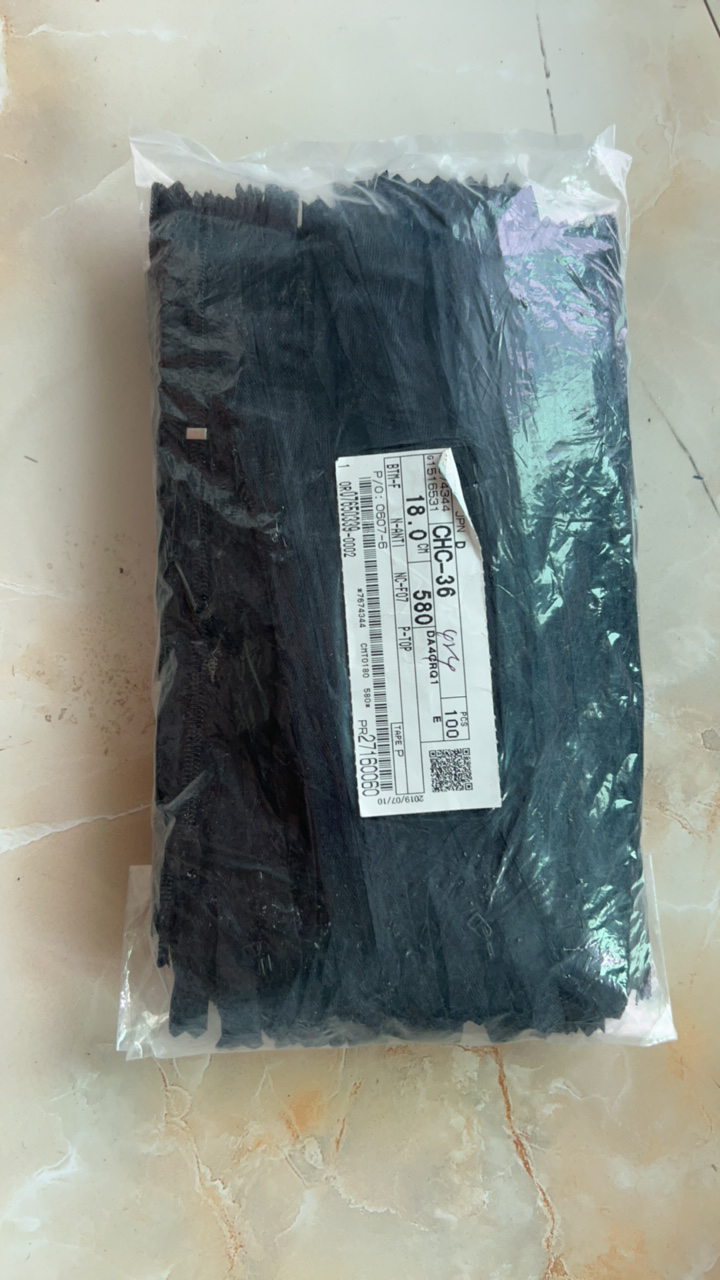 裤门服装拉链18cm黑色100根