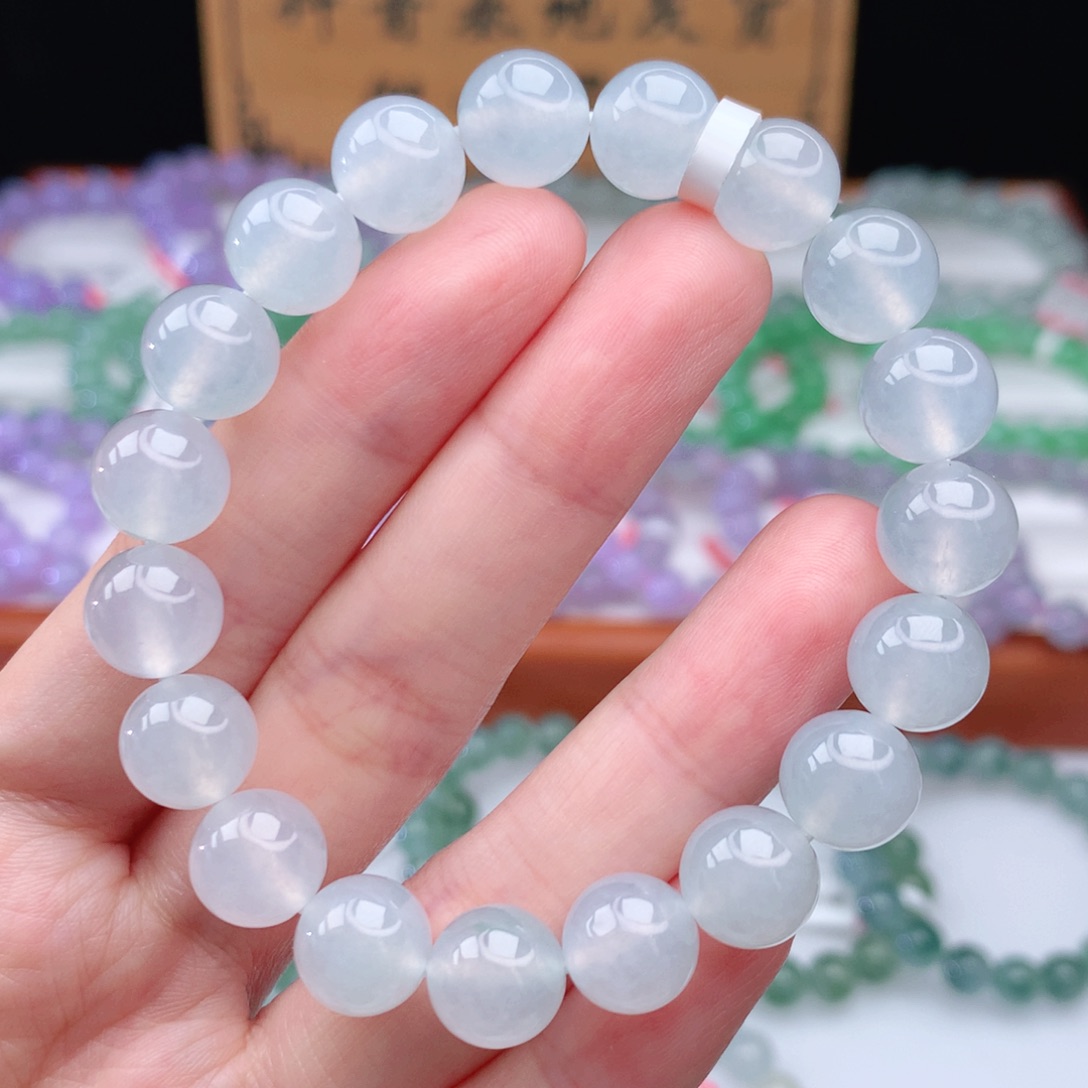翡翠手链未镶嵌翡翠10mm