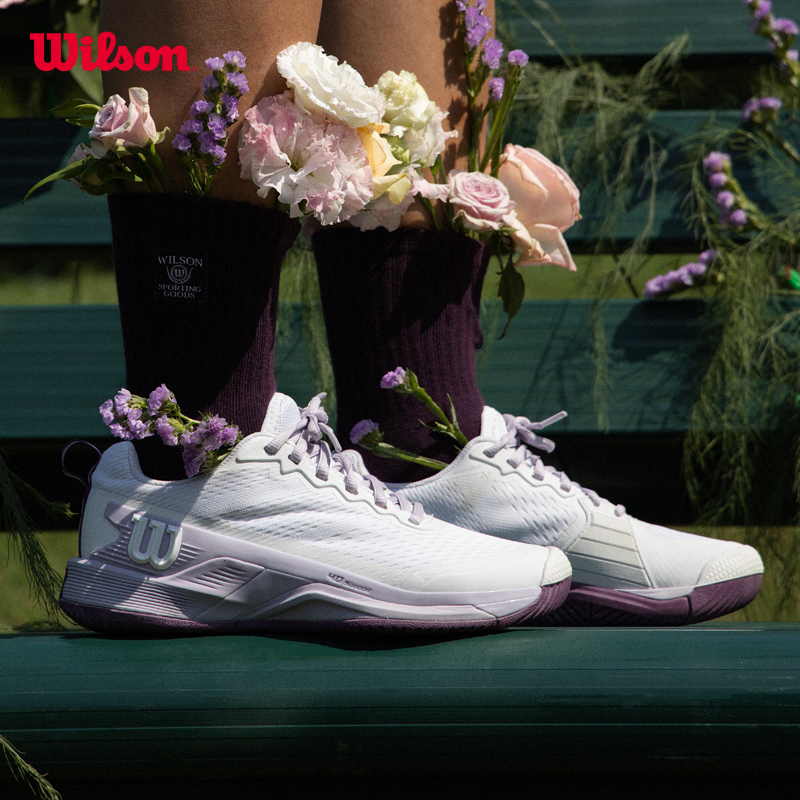 Wilson威尔胜官方女士RUSH PRO 4.5专业耐磨运动网球鞋WRS3355