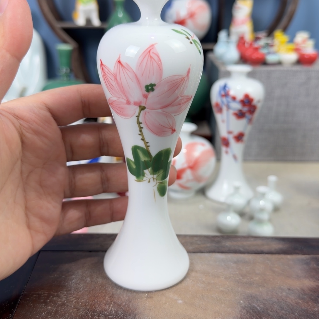陶瓷手工小花器摆件