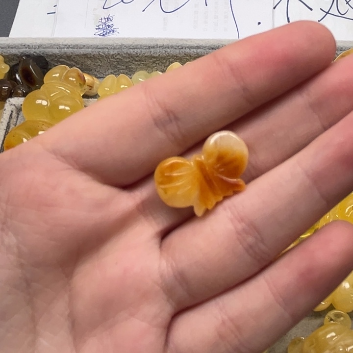 裸石琥珀未镶嵌天然蜜蜡配件