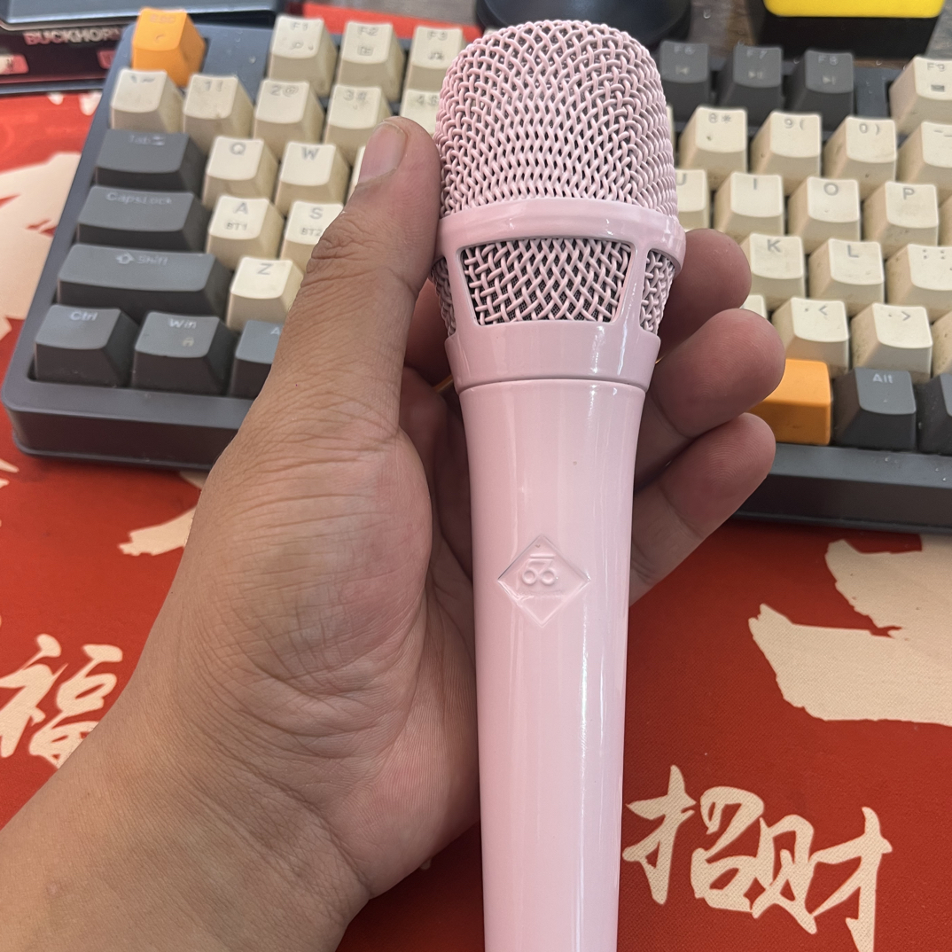 66babybottle105手持电容麦自改粉色。有箱无说