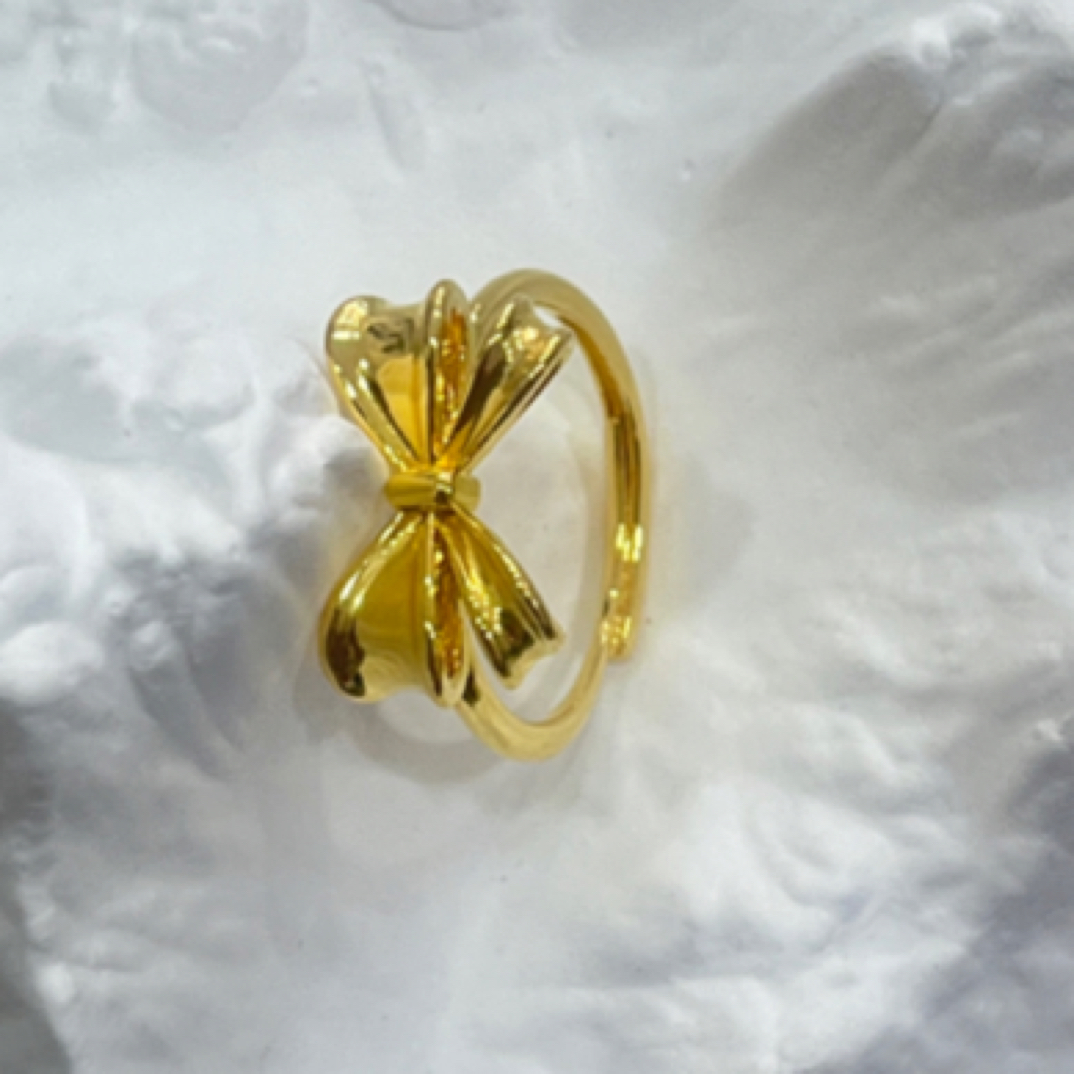 足银戒指 足银戒指 足银 蝴蝶戒指