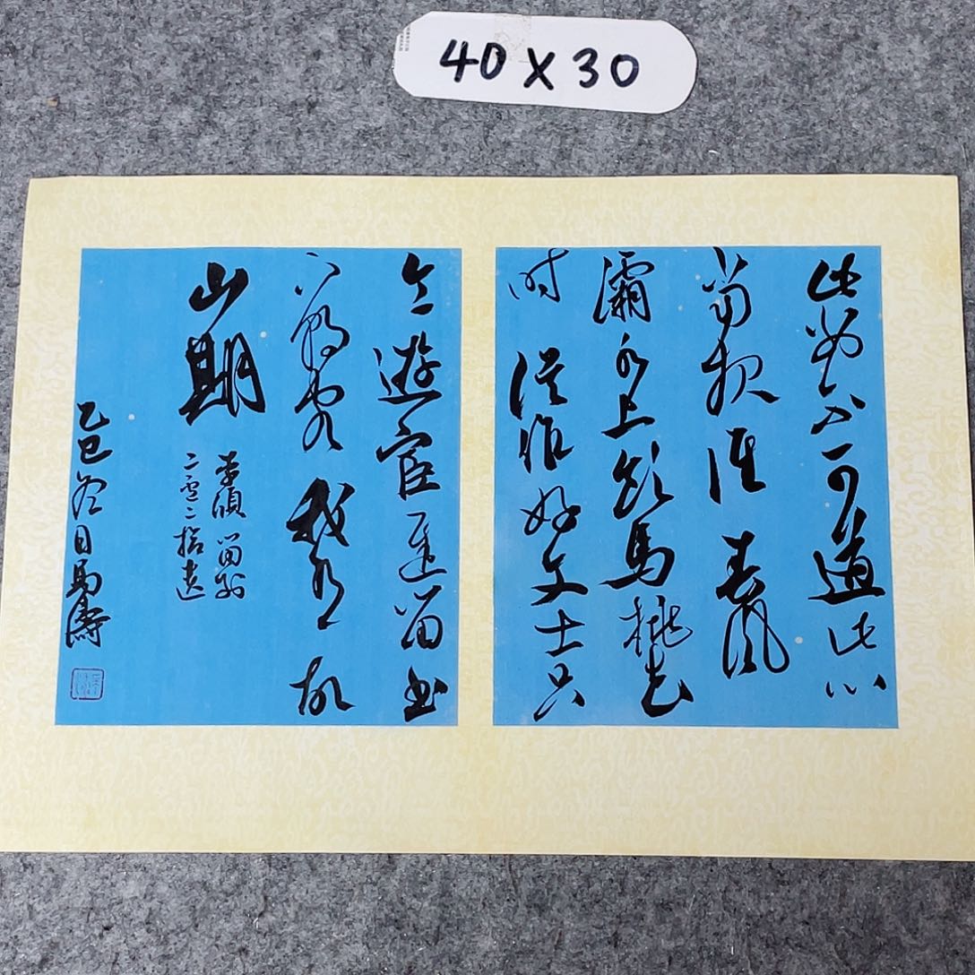 书法中书马涛40×30