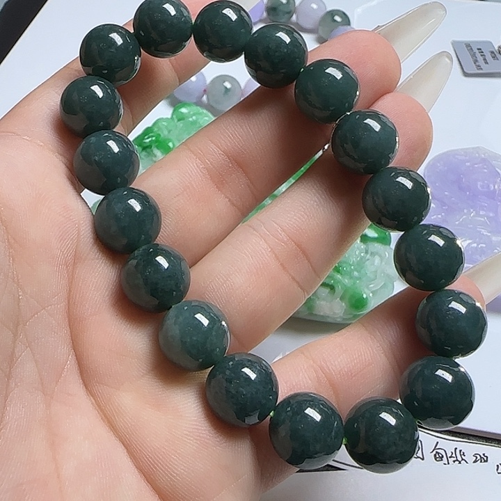 翡翠未镶嵌颈饰天然缅甸翡翠A货