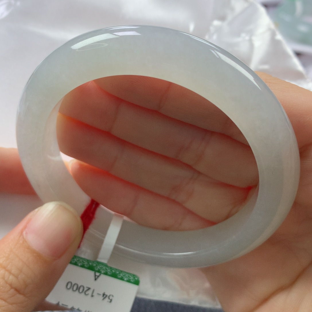 未镶嵌手镯翡翠缅甸天然翡翠A货54.2正