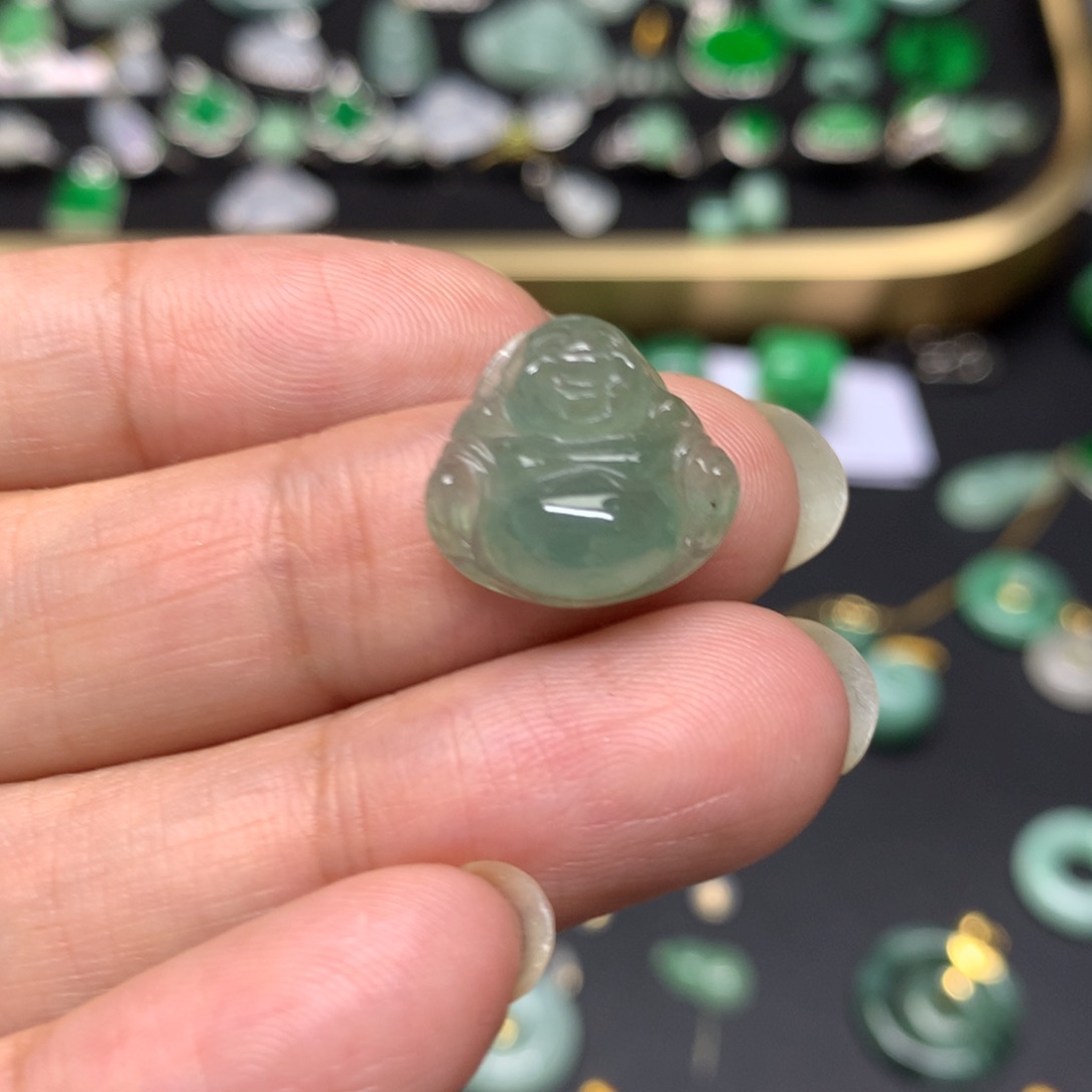 吊坠(不含链)未镶嵌翡翠有纹裂