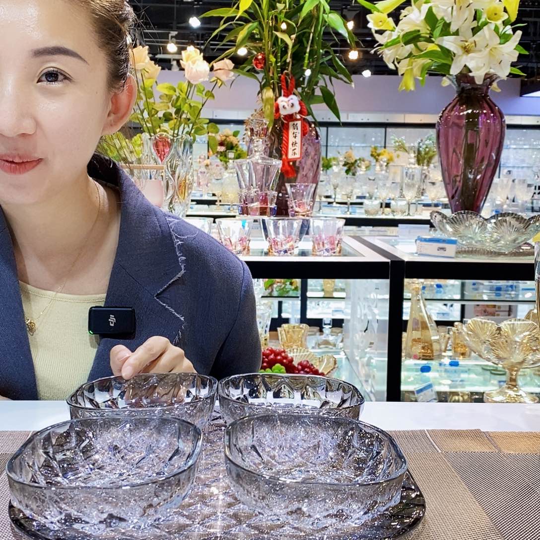 平底款水晶果汁杯水杯