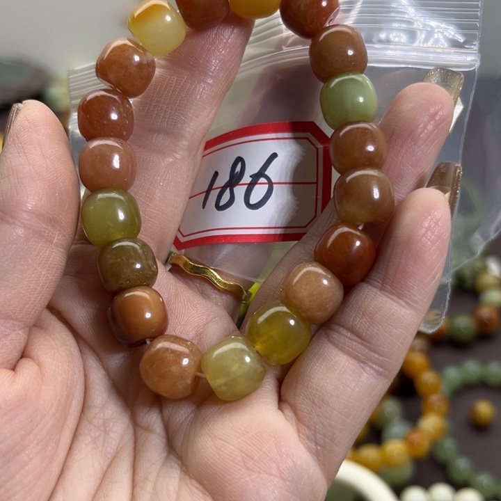 蛇纹石玉未镶嵌手链