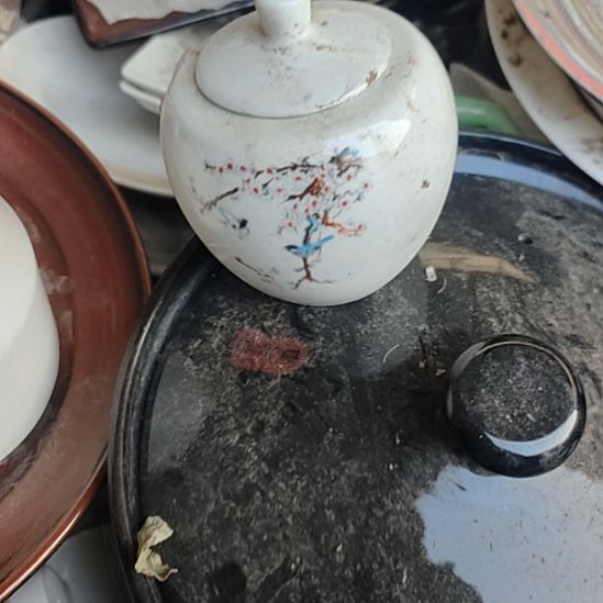 瓷茶叶罐，国营四厂库存，