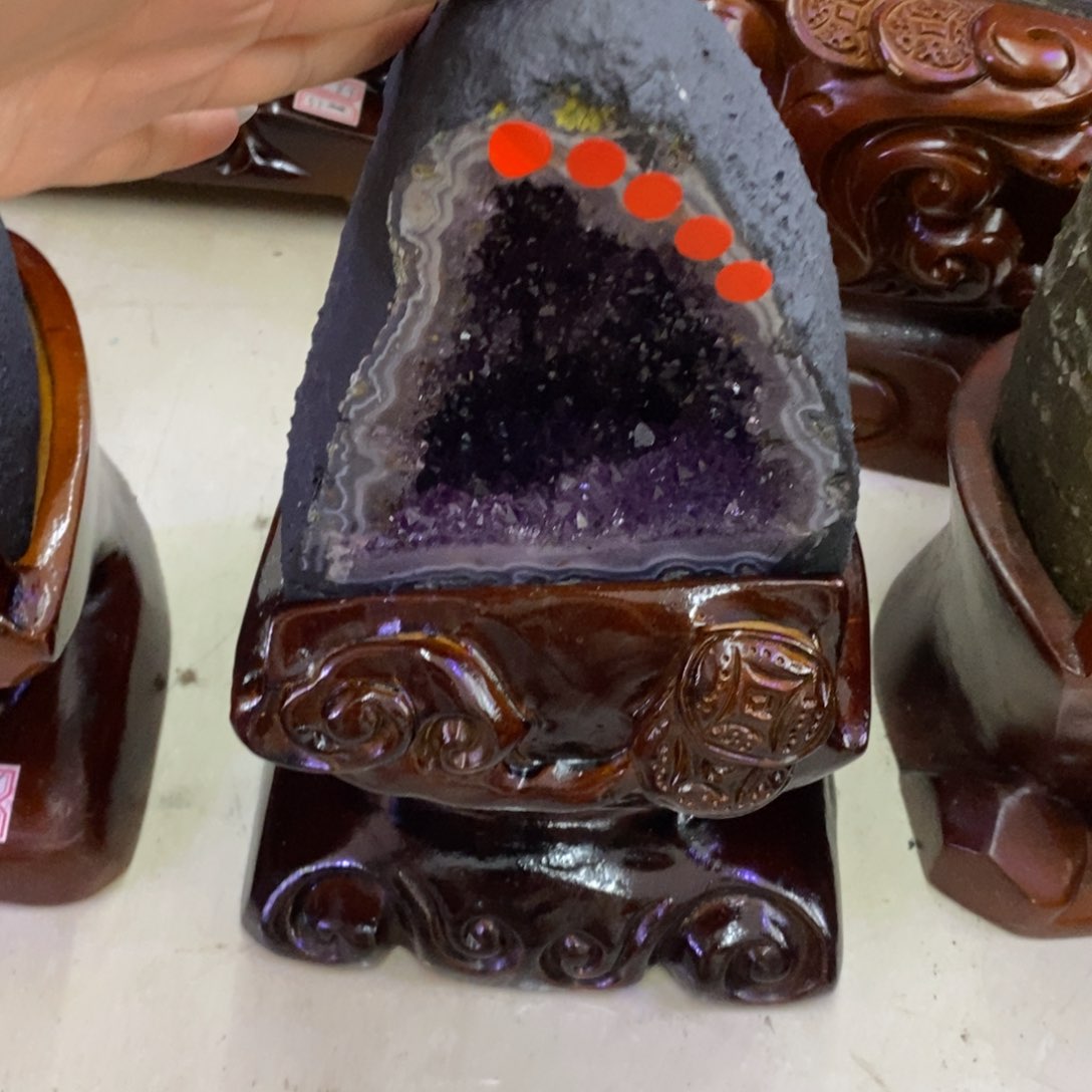 水晶摆件婷未镶嵌