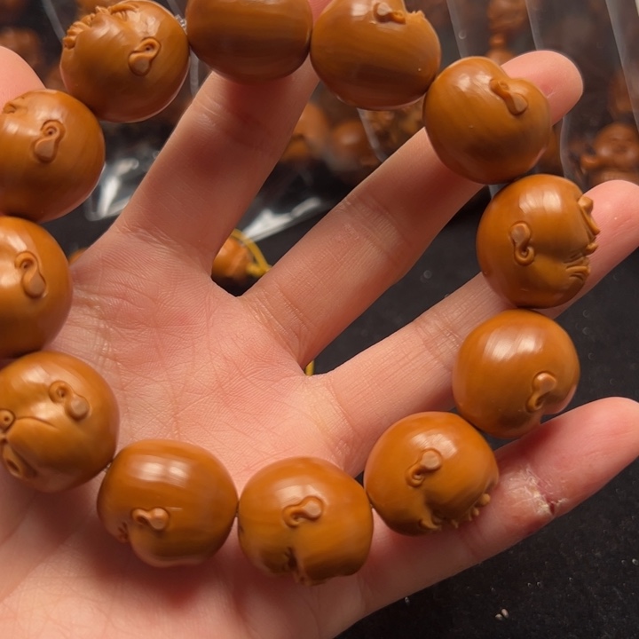 勾***手吊坠橄榄核19百态