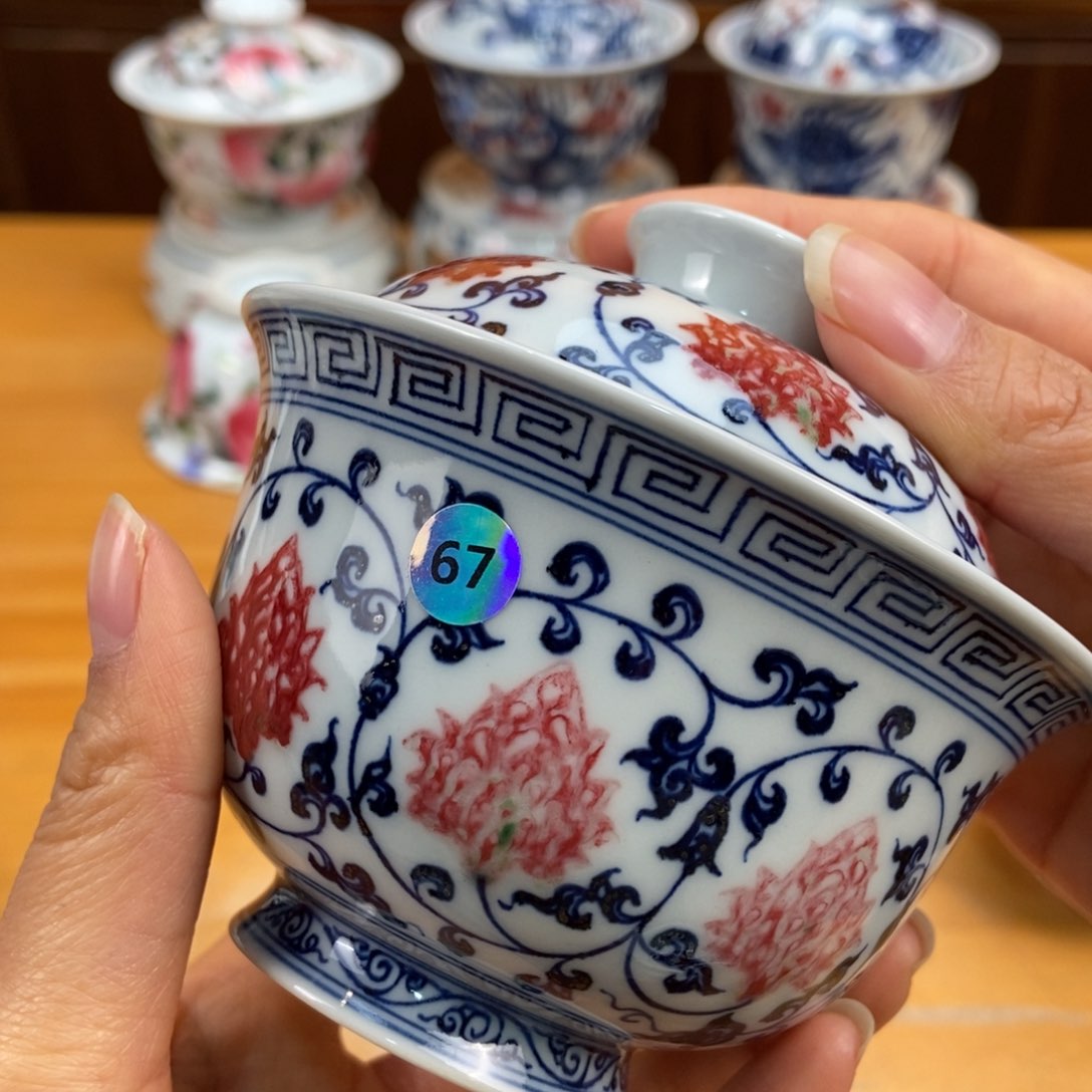 手绘现代茶具非古董