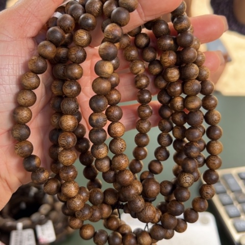 沉香手串白棋25克卡0.8多样性发1条