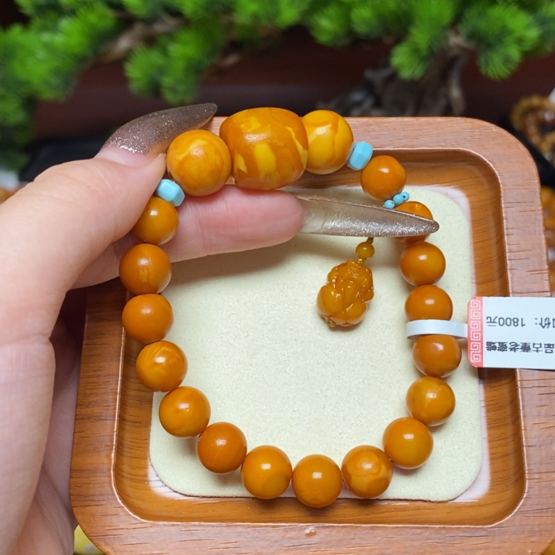 【闪购商品】未镶嵌蜜蜡手链手串