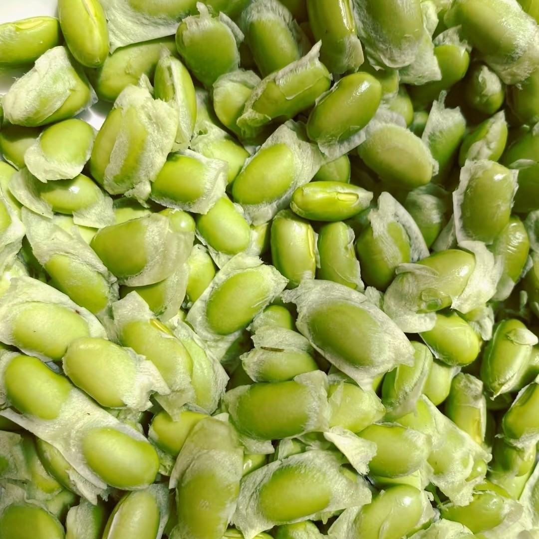 新鲜毛豆米：250克