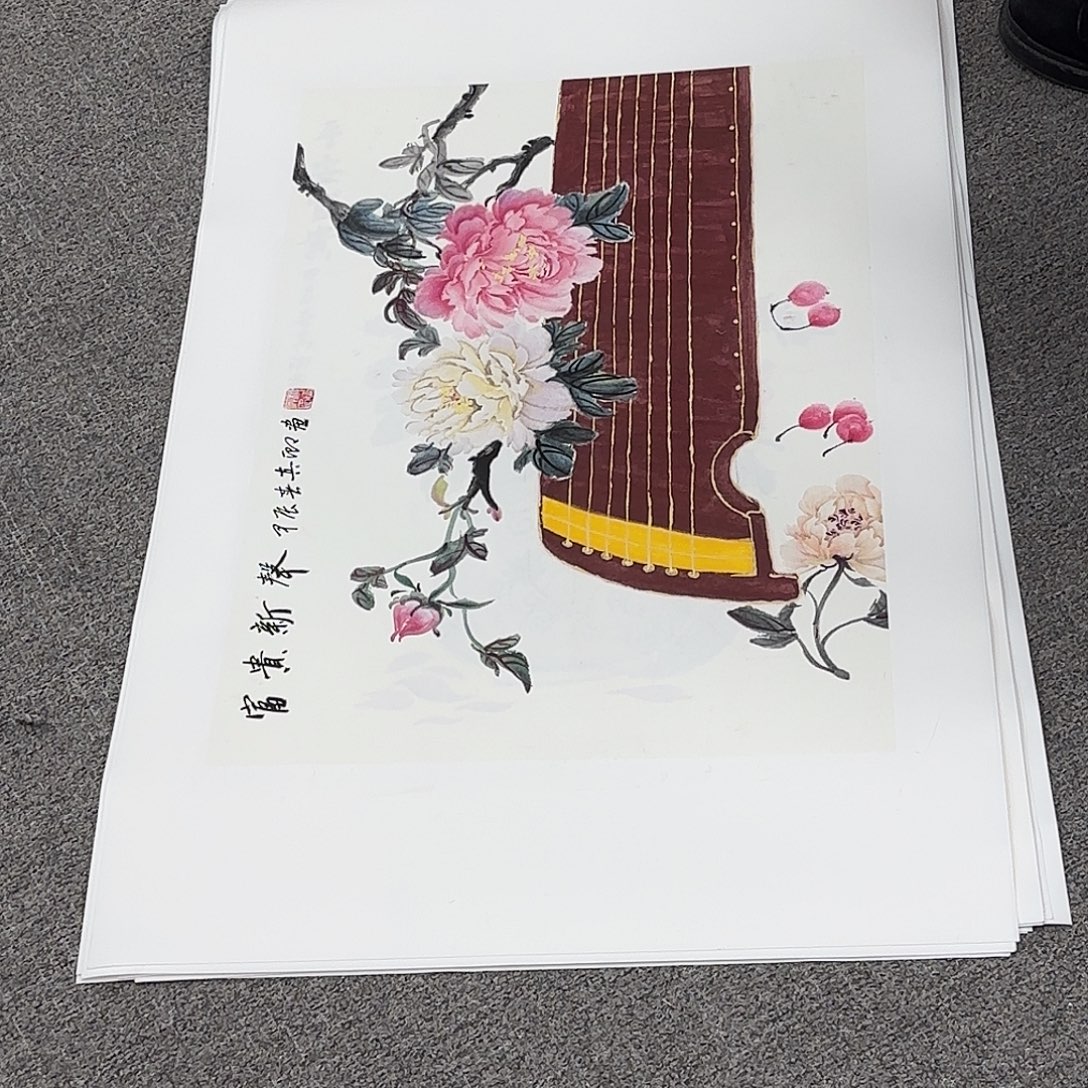 国画国画作品多次在国内外大展