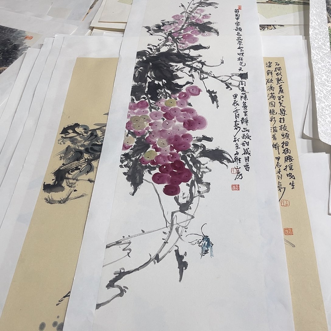 姜奇老师花鸟作品100×25