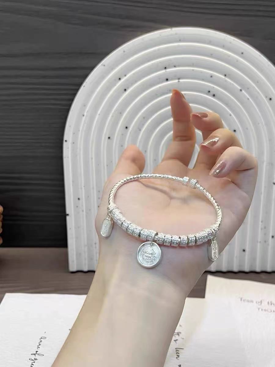 精品 盘缠黄财喜乐手镯 8122