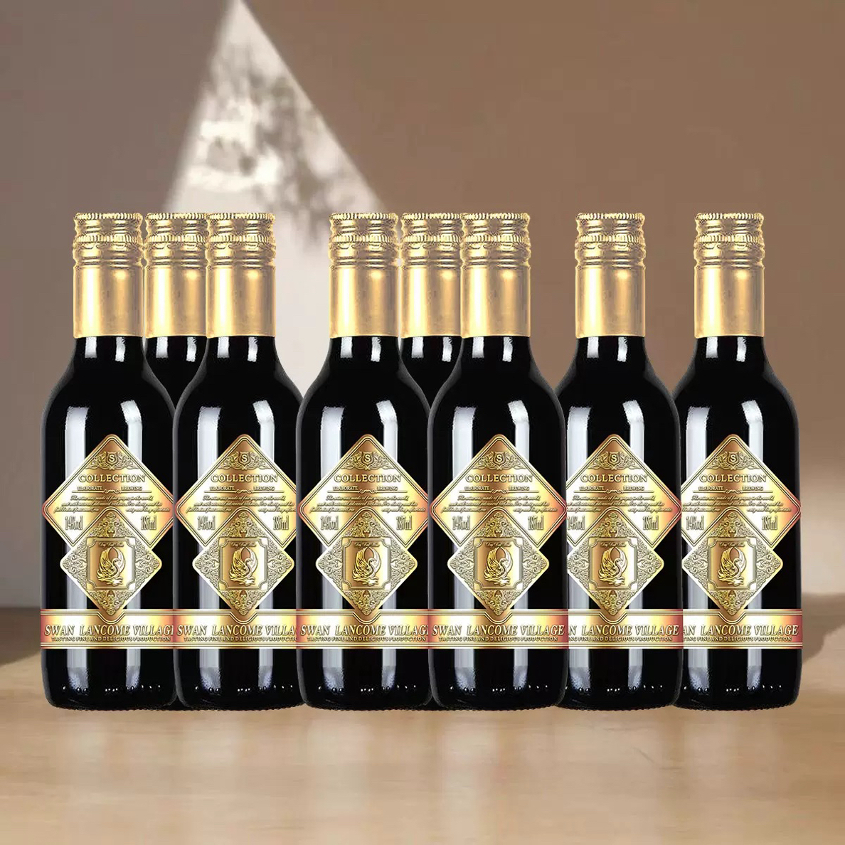 8瓶礼盒装小瓶红酒 澳大利亚进口西拉干红葡萄酒伴手礼微醺口袋酒