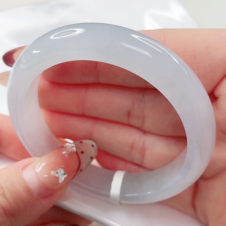 翡翠未镶嵌手镯51.8x523