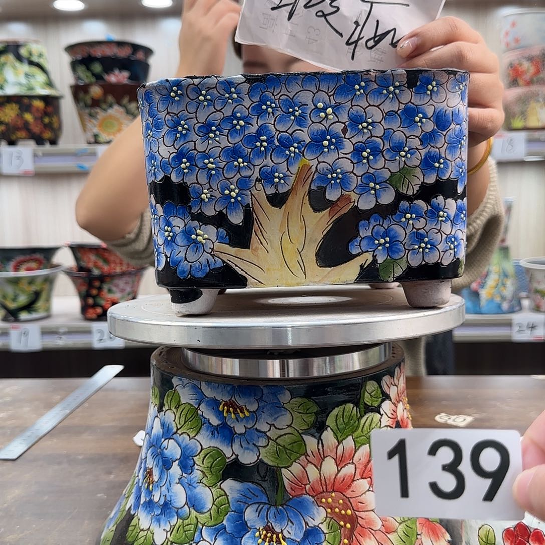 紫砂花盆瑕疵瑕疵138