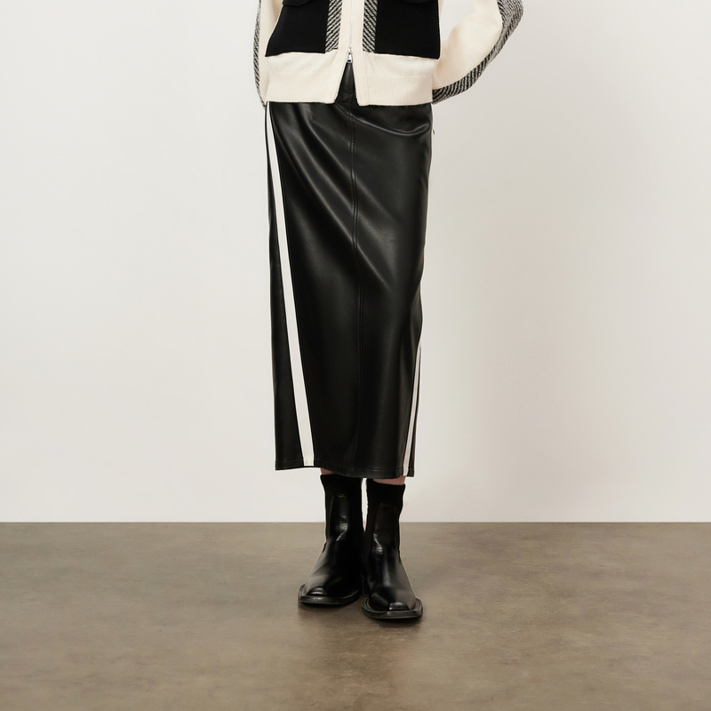 【商场同款】HPLY荷比俪冬季新撞色时髦减龄半身裙HYD44700200