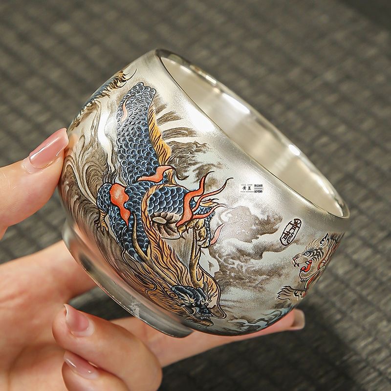 A202-四大神兽银杯带礼盒（众）