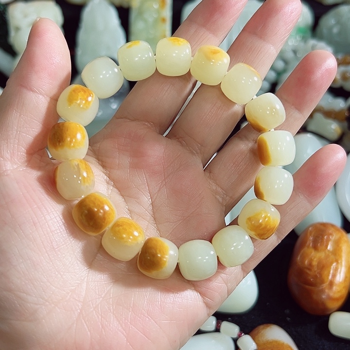 和田玉手链未镶嵌