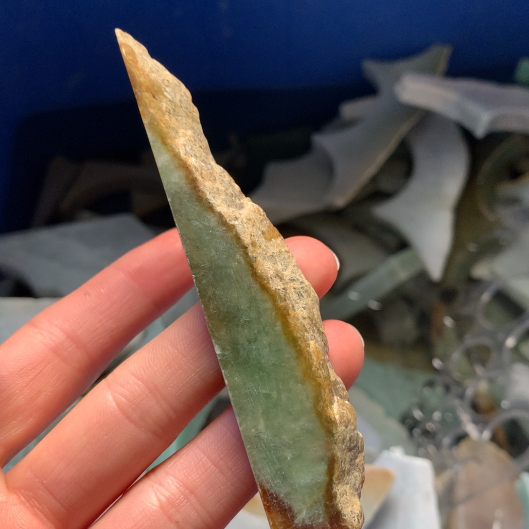 翡翠裸石翡翠边角料